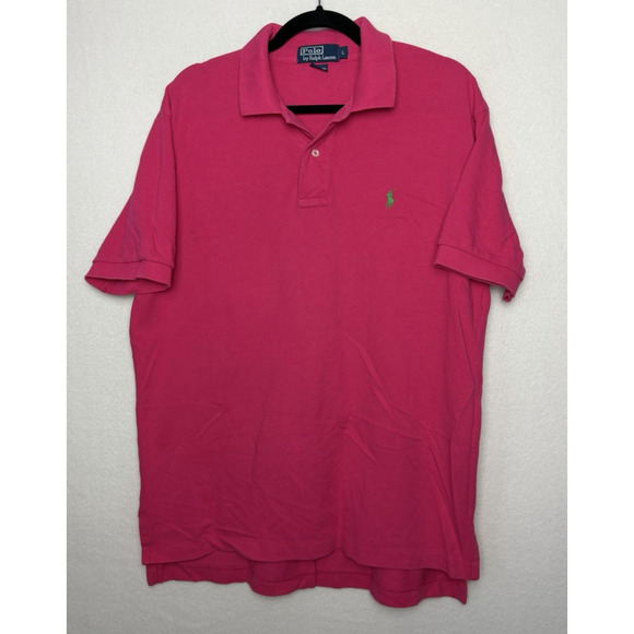 Polo by Ralph Lauren Other - Polo Ralph Lauren Men's Short Sleeve Polo Size Large Cotton Pink